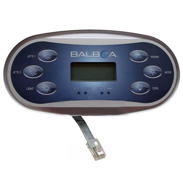 Balboa Balboa 11774 Oval 6-Button Spa Side Overlay for 54548 11774 - main